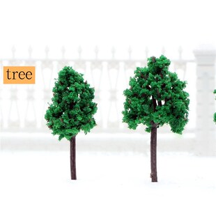 10Pcs/Pack Dark Green Model rees Scale Train Park Railroad R