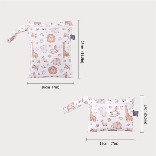 Elinfant 2pcs Set Cute Menstrual Storage Bag