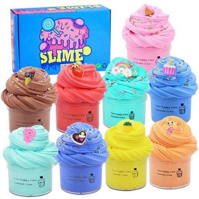 Butter Fruit Kit Modeling Clay Fluffy Floam Slime Scente