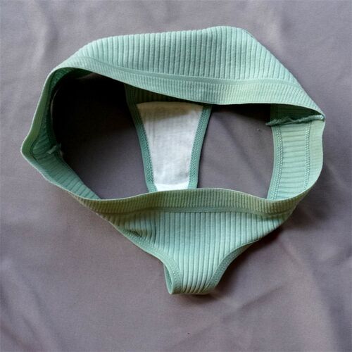 3 Pcs Seamless Ladies Ribbed Cotton Thong Simple Womens Low