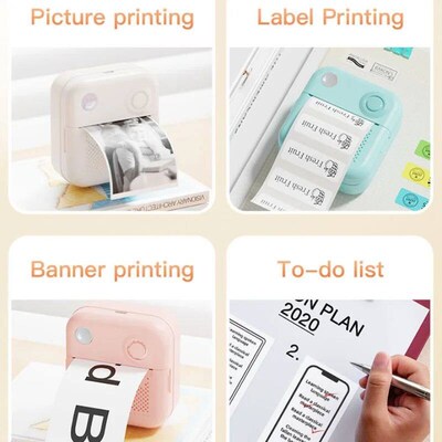 Dolewa D3 Portable Printer Thermal Paper ers Paper Printers