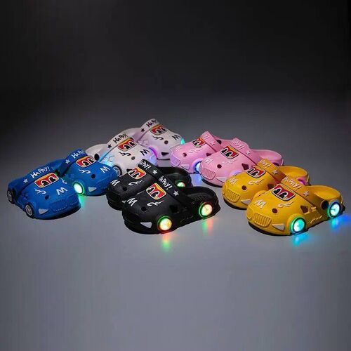 2024 Summer Children Slippers LED Lighted Boys Girls Hole Sh