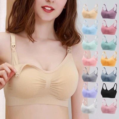 Wirefree Maternity Nursing Bra Pregnancy Clothes Prevent Sag