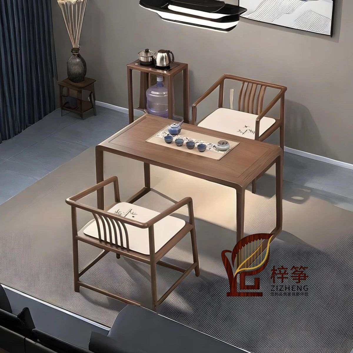 中式阳台茶桌椅组合老榆木茶桌新泡茶桌家用小茶台小型,3C数码配件,其它配件,淘宝优惠券,粉丝福利购,淘宝优惠卷