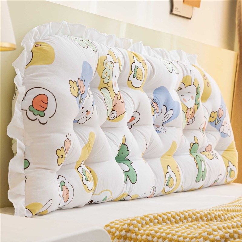 韩版全棉床头板大靠垫软包可拆洗床上大靠背沙发卧室长靠枕床靠C,居家布艺,抱枕被,淘宝优惠券,粉丝福利购,淘宝优惠卷