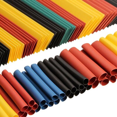 Assortment 21 Heat Shrink Tubing Tube Sleeving Wrap Wire Ca