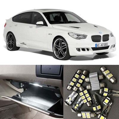 18pcs White Canbus  LED Light Bulbs Interior Kit  2010-2014