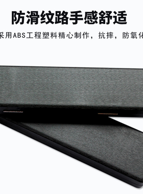 标大帅抗压鱼漂盒53cm长51cm长浮漂盒黑色塑料加宽浮标渔具用品盒