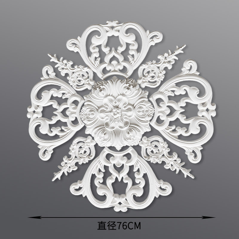 欧式石膏拼花灯盘吊顶背景墙天花板圆形花圈线条装饰天花灯池雕花,基础建材,石膏线条,淘宝优惠券,粉丝福利购,淘宝优惠卷