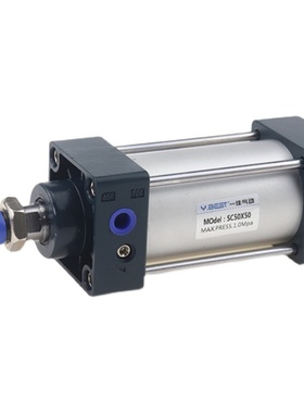 SC32标准3气缸小型气动大推力SCXXx75X100x200x300x0S