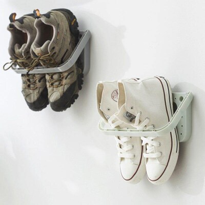 Seamless Wall-mounted Shoe Rack Home Storage Three-dimension