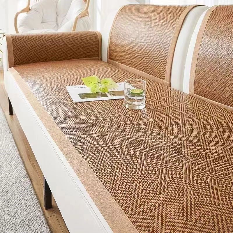 夏季藤席沙发垫凉席垫子防滑夏天款冰丝凉垫沙发套罩巾座垫定制,居家布艺,沙发垫,淘宝优惠券,粉丝福利购,淘宝优惠卷