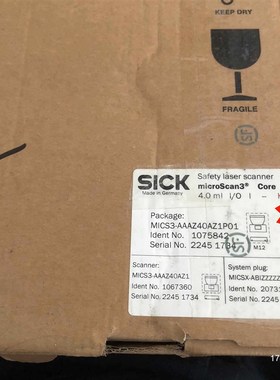 西克。MICS3-AAAZ40AZ1P01,,盒子打议价 可维修!