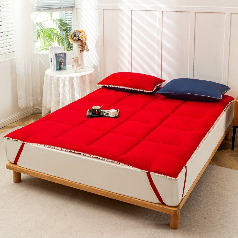 结婚棉花喜褥子大红色婚庆双人床垫软垫陪嫁婚被褥套新婚垫被新房,床上用品,床垫/床褥/床护垫/榻榻米床垫,淘宝优惠券,粉丝福利购,淘宝优惠卷