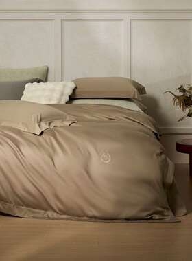 Libon丽本线下款 60天丝棉磨毛素色复古色系列四件套床上用品