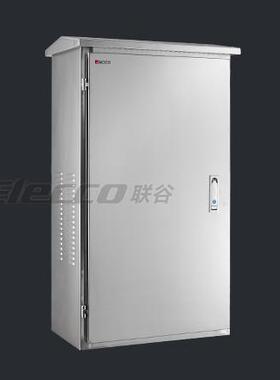 联谷不锈钢户外柜700*1500*370mm/落地配电柜/IP55室外防水柜 B级