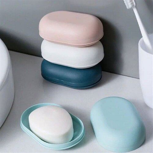 Portable Plastic Soap Protector Case for Bathroom Shower, 1