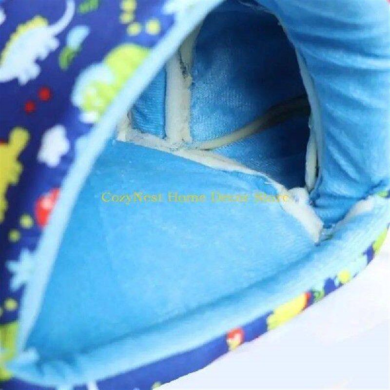 92MF Pet Small Animal Hamster Bed with Tunnel Soft Cave Toy
