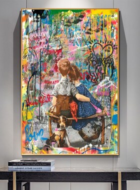 Banksy Graffiti Art Abstract Canvas Painting Posters and Pri