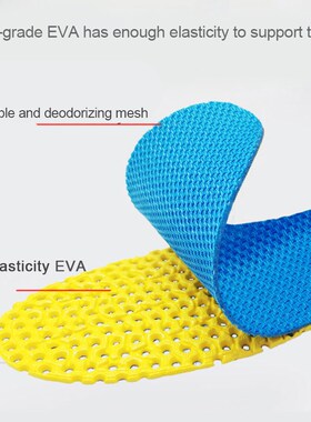 Memory Foam Insoles For Shoes Sole Mesh Deodorant Breathable