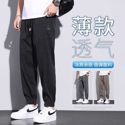 Spring and Summer New Tencel Lyocell Ankle Pants Casual Pant