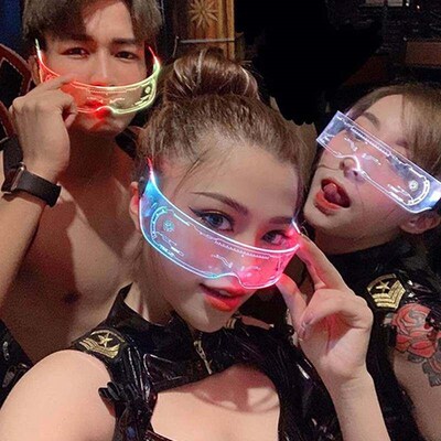 LED Kualitas Tinggi Kacamata Bercahaya Pesta Karnaval Kacama