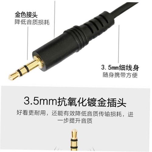 3.5mm AUX Cable Jack male to male Audio Plug Car Speaker