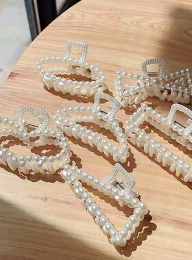 Barrettes 6pcs/set Girls Pearls Hair Clips Small Size Multif
