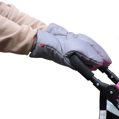 Winter Pram Hand Muff Baby Carriage Pushchair Warm Fur Fleec