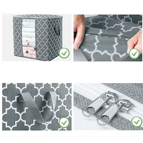 Foldable Quilt Storage Container Bag Box Storage Box Portabl
