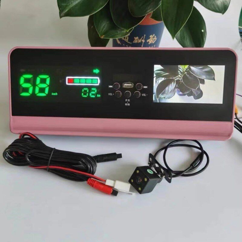 电动三轮车倒车影像四轮车篷车云朵仪表MP3一体高清车影像摄像头