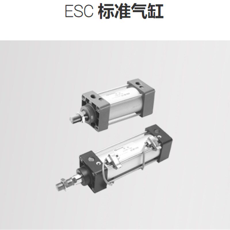 亿日标准气缸ESC40*25 50 100 35-CA-Y-CB-S-(1J) EASUN气动元件