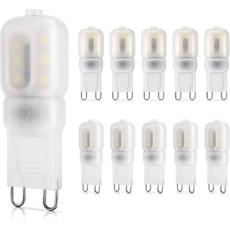 可调光G9贴片灯珠led玉米灯珠 220V高亮PC灯罩灯珠光源厂家