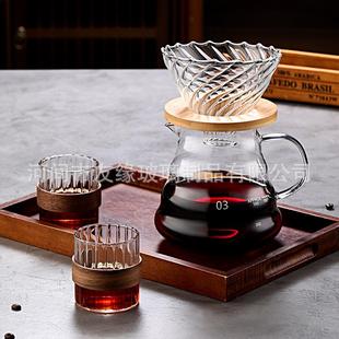 咖啡分享壶手冲咖啡云朵壶玻璃分享杯V60公道杯小咖啡壶手冲套装