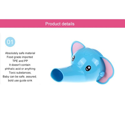 Splash-Proof Hand-Washing Device Sink Channel Extender Carto