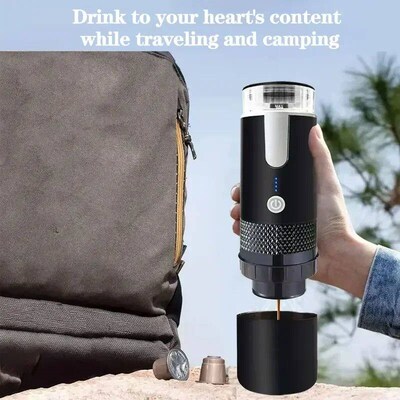 Electric Coffee Maker Convenient Capsule Ground Coffee Brewe