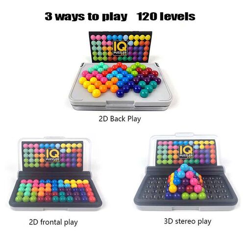 1Box Intelligence Magic Beads Travel Game for Kids and Adult