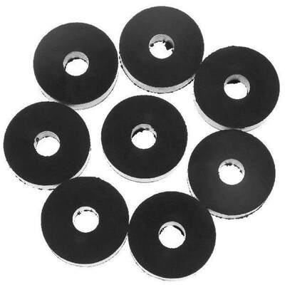 8 Pcs Binders Rubber Isolation Pad Grommets Household