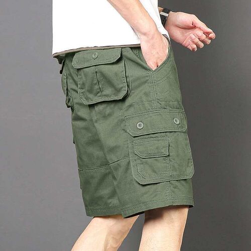 Summer Large Size Casual Shorts Multi-Pocket Mens Loose Str