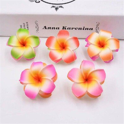 30pcs Craft Colorful Foam Flowers about 4.5cm Flower Head