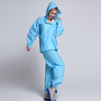 Fashion Split Set Raincoat Motorcycle Electric Bike Riding R