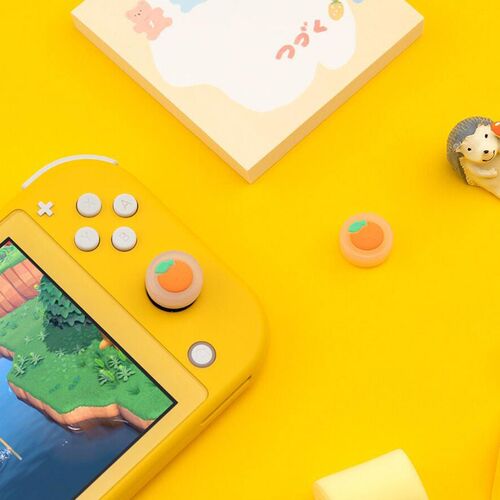 Animal Crossing Fruit Strawberry Lemon Thumb Stick Grip Cap