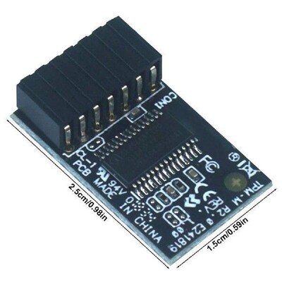 For Asus TPM-M R2.0 TPM Module LPC 14-1 Pin The Trusted
