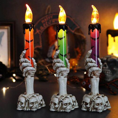 Unique Design Halloween Interesting Ghost Hand Candle Lamp D