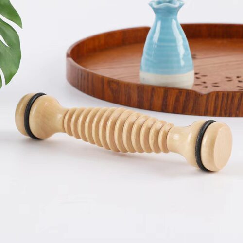 Wood Foot Massage Roller for Plantar Fasciitis Relief Deep T