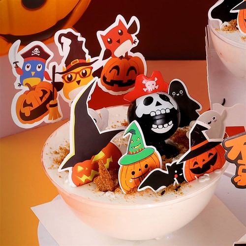 Halloween Cake Decoration Witch plug in jack o  lantern Mou