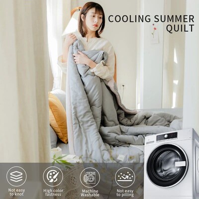 2024 new Japanese polyester cotton quilted summer quilt skin