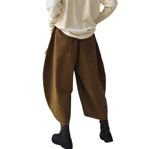 Radish Pants Womens Wide Leg Hallen Pants 2025 Japanese Sty