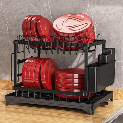 Kitchen shelf, stainless steel sink rack, drain rack, dish