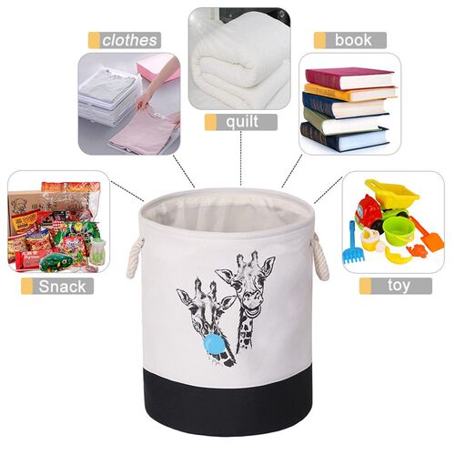 Collapsible Dirty  Clothes Toy Laundry Holder Organizer Fol